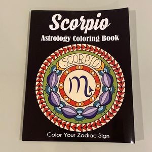 Brand new Scorpio astrology coloring book!